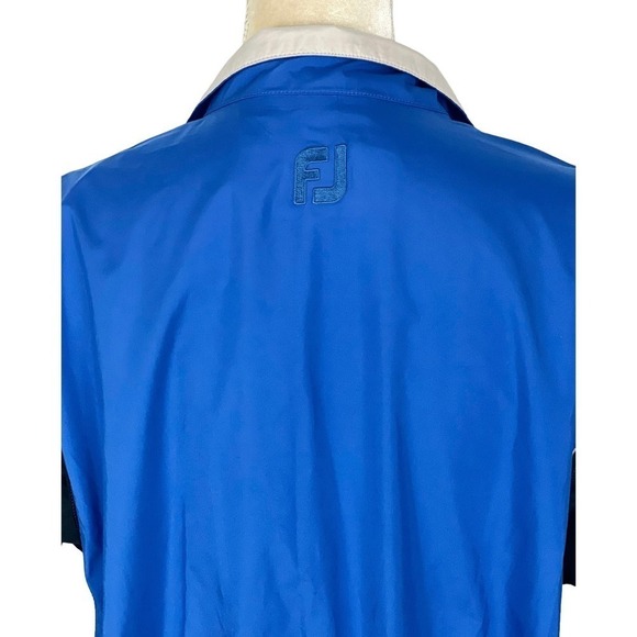FootJoy DryJoys Short Sleeve Quarter Zip Pull Over Wind Shirt Small Outdoors - Picture 6 of 9
